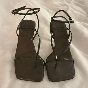 Jeffrey Campbell olive green heels